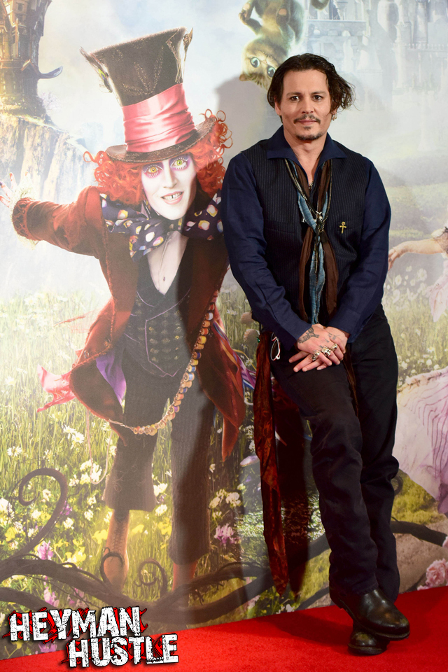 Photo by: KGC-42/starmaxinc.com STAR MAX 2016 ALL RIGHTS RESERVED Telephone/Fax: (212) 995-1196 5/8/16 Johnny Depp at a photocall for 'Alice Through The Looking Glass'. (London, England)